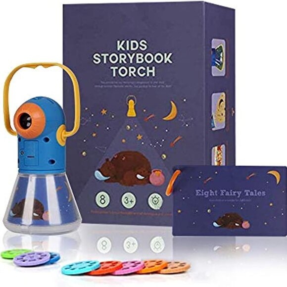 Night Lights Projector Storybook Toy, Educational Toys Gifts for 3-12 Year Old - Picture 4 of 8